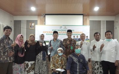 Baznas Kabupaten Cirebon bekerjasama dengan Dinas kesehatan dalam program operasi katarak gratis di puskesmas Plumbon.