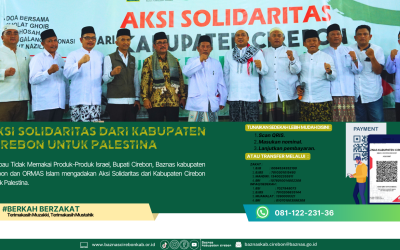 Himbau Tidak Memakai Produk-Produk Israel, Bupati Cirebon, Baznas kabupaten cirebon dan ORMAS Islam mengadakan Aksi Solidaritas dari Kabupaten Cirebon untuk Palestina